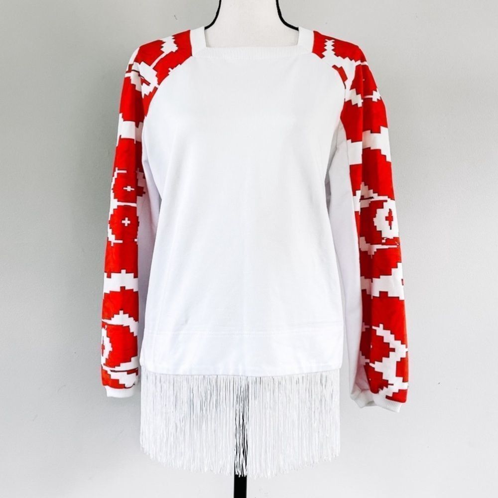 Ksenia Schnaider Fringe Sweatshirt